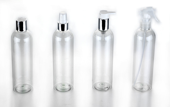Shampoo Cylinder Cosmetics Plastic Bottles , PET 100ml Spray Bottle