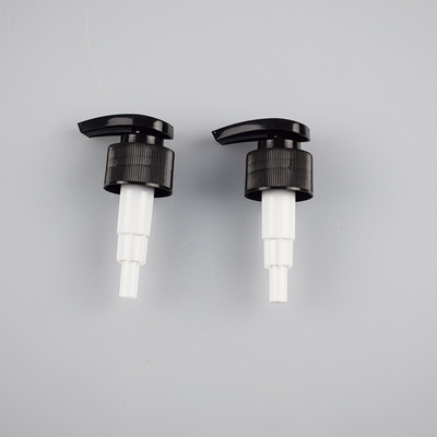 Black Shampoo Bottle Pump , 1.8cc screw on soap dispenser pump 28/410