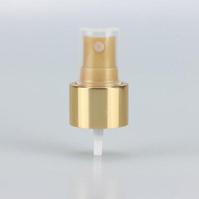 Shiny Gold Aluminum Fine Mist Sprayer pump 24/410 0.12cc Output