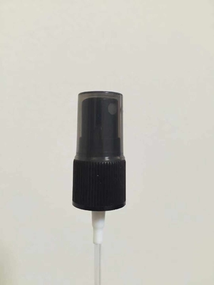 Black Fine Mist Sprayer With Clear Cap For Hand Sanitizer 18/410 20/410