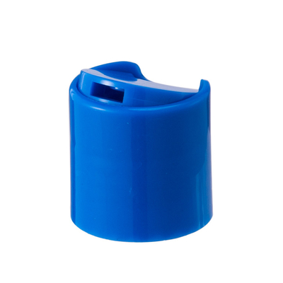 Aluminium Plastic Cosmetic Bottle Caps 28mm Disc Top Flip Top OEM