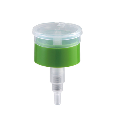 Plastic Nail Polish Remover Pump , Acetone Bottle Pump Clear Green Color