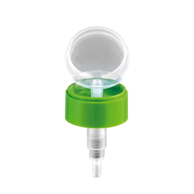 Plastic Nail Polish Remover Pump , Acetone Bottle Pump Clear Green Color