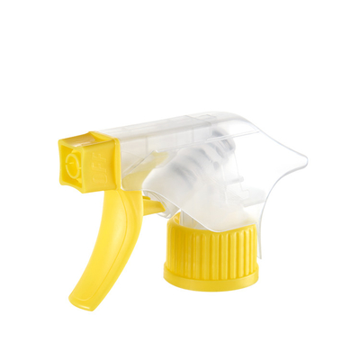 yellow trigger pump sprayer , spray nozzle trigger for bottle OEM