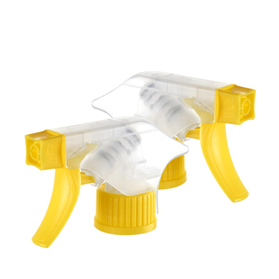 yellow trigger pump sprayer , spray nozzle trigger for bottle OEM