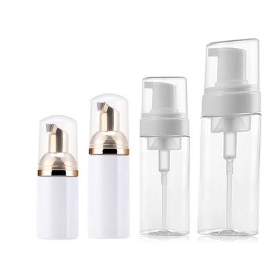 Empty PET Cosmetics Plastic Bottles With Foam Pump 30ml 50ml 60ml