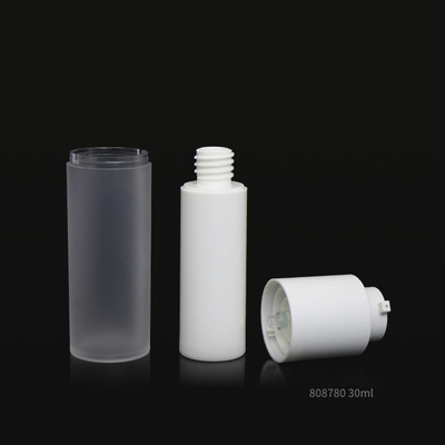 Twist Switch Airless Pump Bottles , Cosmetic Cream Bottle PP Plastic Material