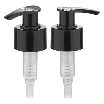 Black 28mm Lotion Dispenser Pump 28 / 410 With Smooth Right Left Lock