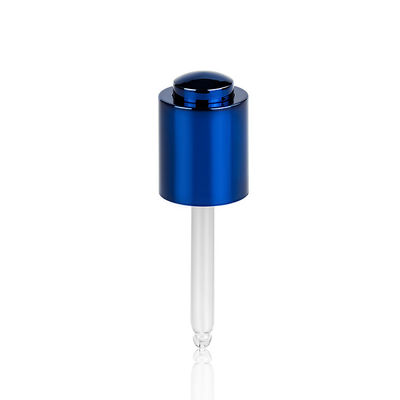 Push Press Glass Droppers For Essential Oils Aluminum Material