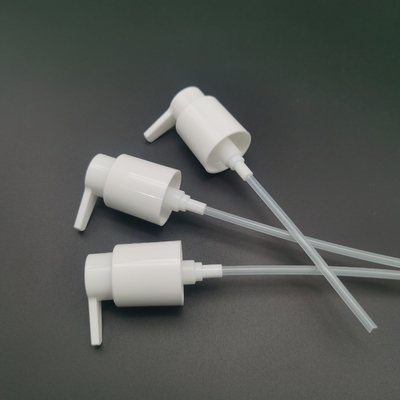 Plastic PP 24 410 Lotion Pump White 24mm for cosmetics packaging