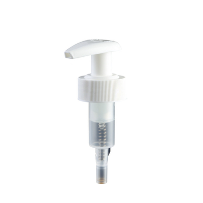 28/400 Lotion Dispenser Pump Top With Ribbed Collar 1.2ml Dosage