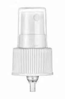 Black white Perfume Mist Sprayer 28/410 0.12ml Plastic PP material