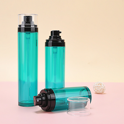 clear Cosmetic Lotion Bottle , PET Plastic Spray Bottles 50ml 80ml 100ml