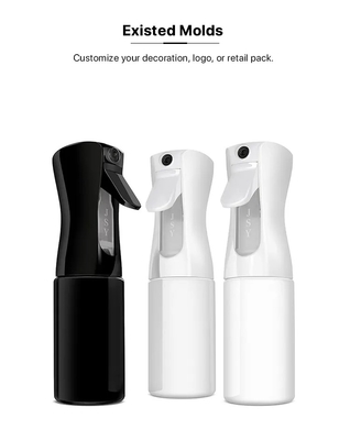 200ml Plastic Fine Mist Sprayer Bottle Water Continuous Spray Bottle For Hair Styling